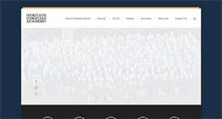 Desktop Screenshot of heritage-christian-academy.org
